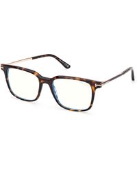 Tom Ford - Ft6124-B 052 Optical Frames Acetate Squared Normal - Lyst
