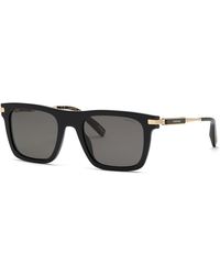 Chopard - Sch365 700P Sunglasses Acetate Smoke Squared Polarized - Lyst