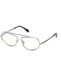 Max Mara - Mm5202-B 014 Optical Frames Metal Round Normal - Lyst