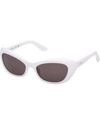 Guess - Gu00286 21A Sunglasses Injected Smoke Cat Eye Normal - Lyst