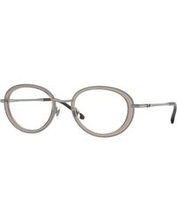 DIESEL - Dl5010 1003 Optical Frames Metal Round Normal - Lyst