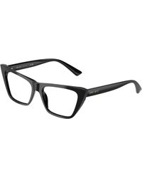 Jimmy Choo - Jc3025 5000 Optical Frames Acetate Transparent Cat Eye Normal - Lyst