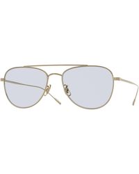 Oliver Peoples - Ov1363T Stilson 5035 Optical Frames Titanium Pilot Normal - Lyst