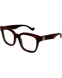 Gucci - Gg0958O 007 Optical Frames Acetate Squared - Lyst