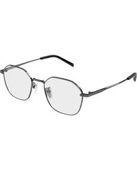 Gucci - Gg1956Ok 003 Optical Frames Metal Transparent Squared - Lyst
