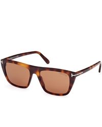 Tom Ford - Ft1175 Aslan 53E Sunglasses Acetate Squared Normal - Lyst