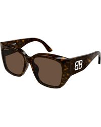 Balenciaga - Bb0445Sk 004 Sunglasses Acetate Butterfly - Lyst