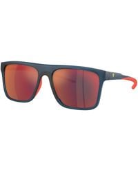 FERRARI SCUDERIA - Fz6006 506/6P Sunglasses Injected Squared Normal Mirror - Lyst