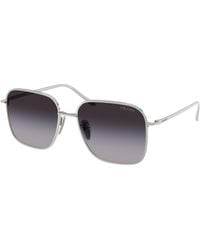 Prada - Pr C54Sd 1Bc90A Sunglasses Metal Squared Normal Shaded - Lyst