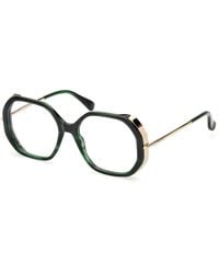 Max Mara - Mm5138 001 Optical Frames Acetate Round Normal - Lyst