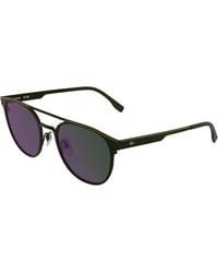 Lacoste - L275S 318 Sunglasses Metal Round Normal - Lyst