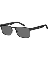 Tommy Hilfiger - Th 2040/S Ti7/M9 Sunglasses Steel Squared Polarized - Lyst