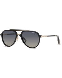 Chopard - Sch399 700P Sunglasses Acetate Smoke Pilot Anti-Glare Nuanced - Lyst