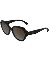 Longchamp - Lo801S 001 Sunglasses Acetate Squared Normal - Lyst