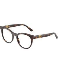 Dolce & Gabbana - Dg3399 502 Optical Frames Acetate Transparent Pantos Normal - Lyst