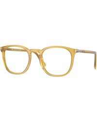 Persol - Po3318V 204 Optical Frames Acetate Transparent Pantos Normal - Lyst
