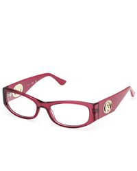 Guess - Gu50352 069 Optical Frames Acetate Round Normal - Lyst