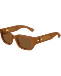 Bottega Veneta - Bv1400S 003 Sunglasses Acetate Squared - Lyst