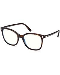 Tom Ford - Ft6089-B 052 Optical Frames Acetate Squared Normal - Lyst