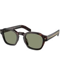 Prada - Pr A16S 17N20G Sunglasses Acetate Pantos Polarized - Lyst