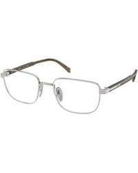 Prada - Pr B51V 29B1O1 Optical Frames Squared Normal - Lyst