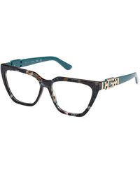 Guess - Gu2985 098 Optical Frames Acetate Cat Eye Normal - Lyst
