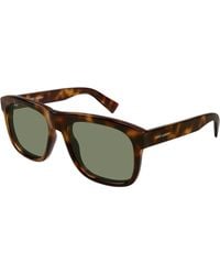 Saint Laurent - Sl 558 011 Sunglasses Acetate Squared - Lyst