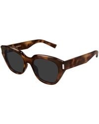 Saint Laurent - Sl 827 002 Sunglasses Acetate Cat Eye - Lyst