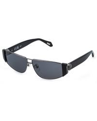 Just Cavalli - Sjc179 P8Af Sunglasses Metal Smoke Cat Eye Normal Nuanced - Lyst