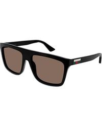 Gucci - Gg0748S 002 Sunglasses Injected Squared Normal - Lyst