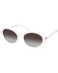 Michael Kors - Mk2245U Rockaway 31008G Sunglasses Acetate Round Normal Shaded - Lyst