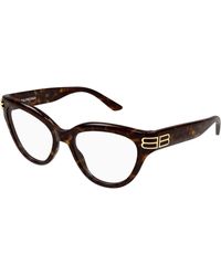 Balenciaga - Bb0436O 002 Optical Frames Acetate Transparent Cat Eye - Lyst