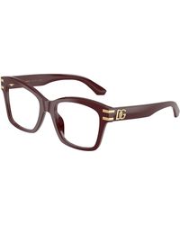Dolce & Gabbana - Dg3419 501 Optical Frames Acetate Squared Normal - Lyst