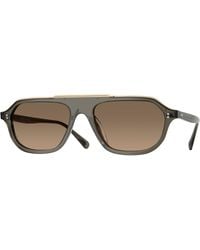 Oliver Peoples - Ov5613Su Estin 1820Gn Sunglasses Acetate Geometric Polarized - Lyst