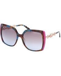 Guess - Gm00005 52F Sunglasses Acetate Squared Normal Shaded - Lyst