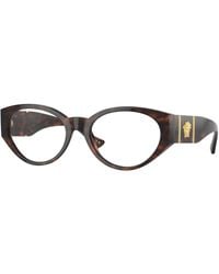 Versace - Ve3345 5429 Optical Frames Acetate Round - Lyst