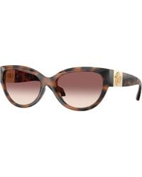 Versace - Ve4524U 526420 Sunglasses Injected Cat Eye Normal Nuanced - Lyst
