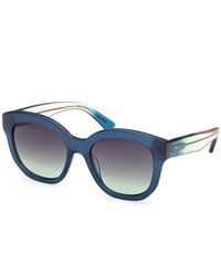 PUCCI - Ep0254 90B Sunglasses Acetate Smoke Geometric Normal - Lyst