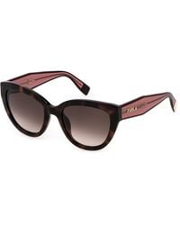 Furla - Sfu779 01Ay Outlet Sunglasses Acetate Butterfly Normal Nuanced - Lyst