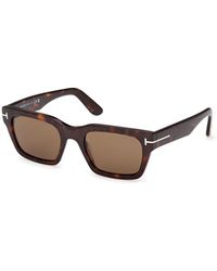 Tom Ford - Ft1333 Andy-02 52J Sunglasses Acetate Roviex Squared Normal - Lyst