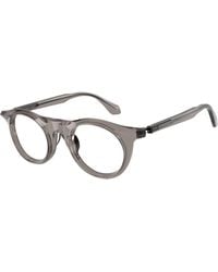 Giorgio Armani - Ar8258 64211W Sunglasses Acetate Transparent Pantos Normal - Lyst