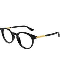 Bottega Veneta - Bv1335Oa 003 Optical Frames Acetate Transparent Round - Lyst