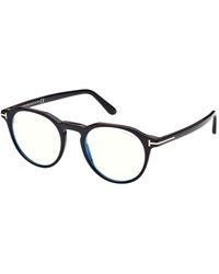 Tom Ford - Ft5833-B 056 Optical Frames Acetate Round Normal - Lyst