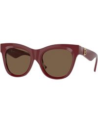 Burberry - Be4418 411973 Sunglasses Acetate Squared Normal - Lyst
