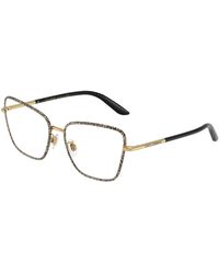 Dolce & Gabbana - Dg1359 1364 Optical Frames Metal Cat Eye Normal - Lyst