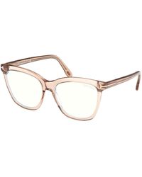 Tom Ford - Ft6042-B 045 Optical Frames Acetate Butterfly Normal - Lyst