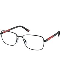 Prada Linea Rossa - Ps 52Qv 1Bo1O1 Optical Frames Metal Pillow Normal - Lyst