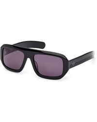 adidas - Or0131 01A Sunglasses Acetate Smoke Squared Normal - Lyst