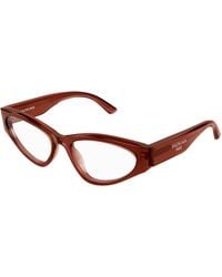 Balenciaga - Bb0391O 004 Optical Frames Acetate Transparent Cat Eye - Lyst