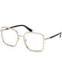 Guess - Gu50364 033 Optical Frames Metal Squared Normal - Lyst